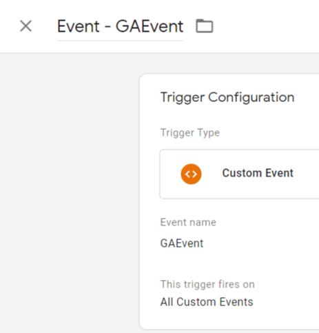 GAEvent trigger létrehozása GTM-ben